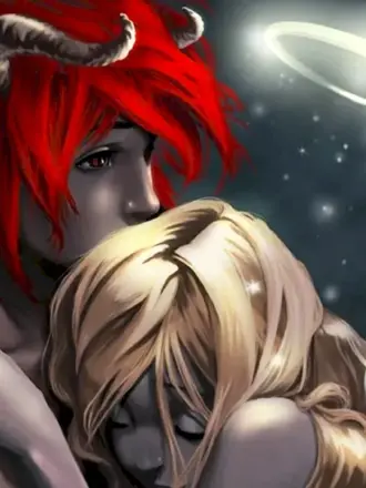 Ангел девушка и демон парень