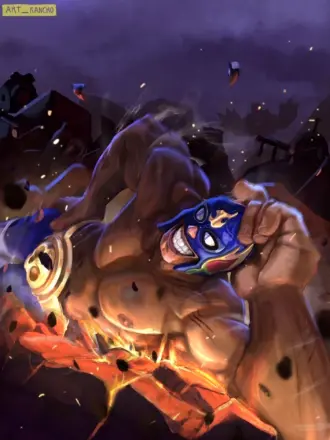 Brawl Stars Эль Примо арт