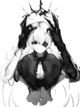 Черно белый арт