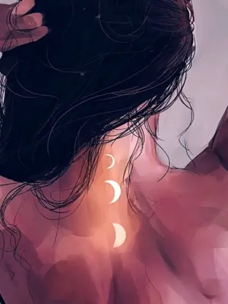 Девушка со спины арт