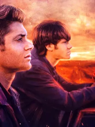 Дин Винчестер и Сэм Винчестер арт