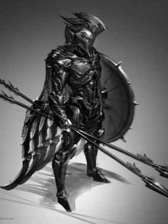 Доспехи демон концепт арт рыцарь