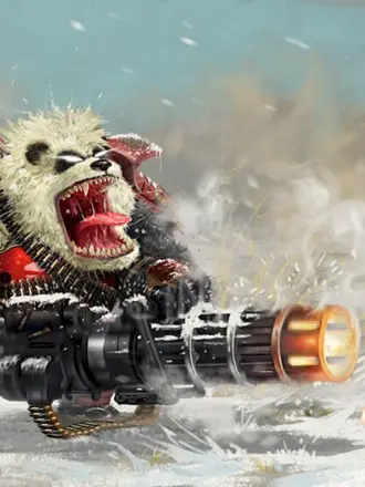 Ежик с пулеметом