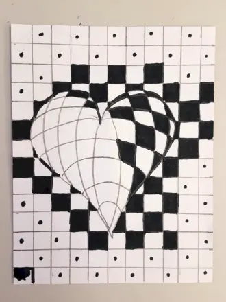 Графические иллюзии простые