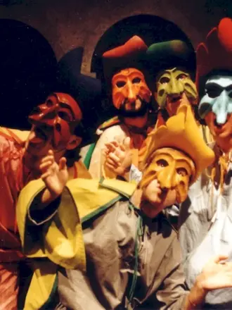 Италии бродячий театр комедия дель арте.