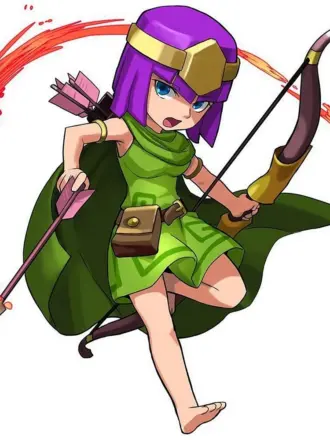 Королева лучниц Clash Royale арт
