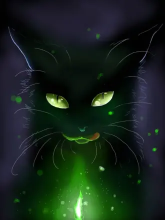 Кошка арт