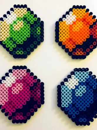 Кристалл из термомозаики