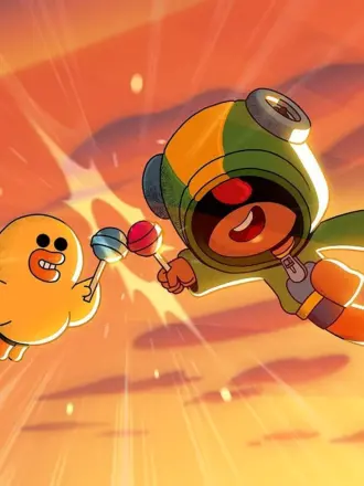 Леон арт Brawl Stars