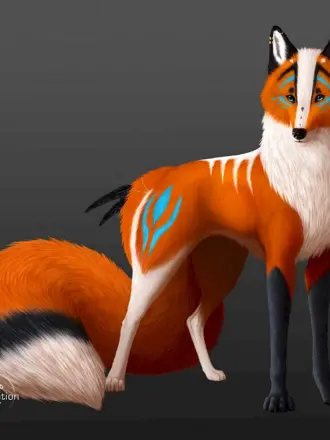 Лиса вилд крафт арт