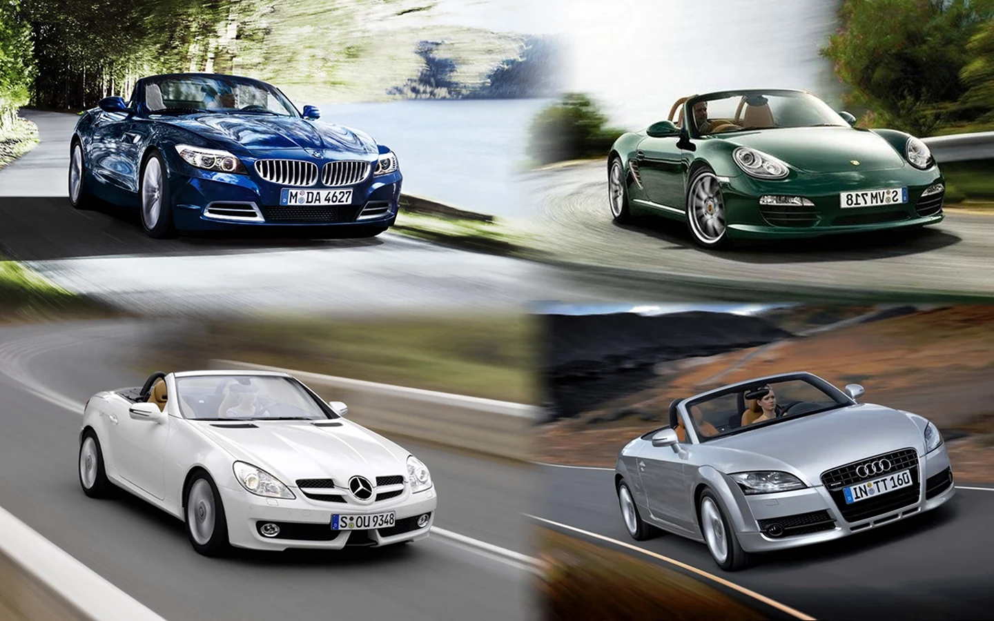 Mercedes SLK vs BMW z3
