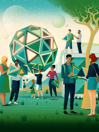 Общество иллюстрация