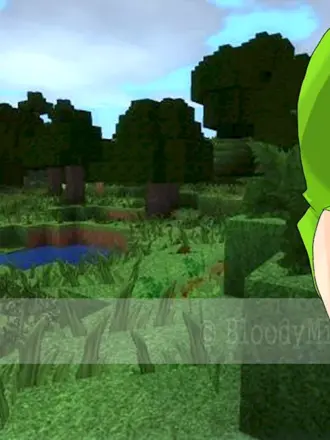 Постройки девушки КРИПЕРА