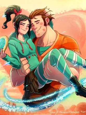 Ральф и Ванилопа любовь