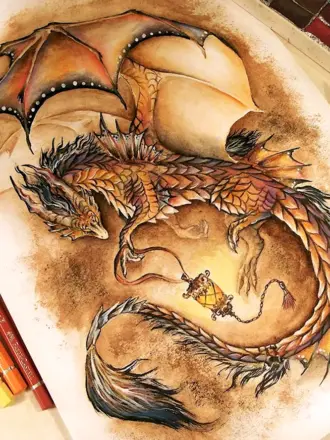 Рисунки драконов