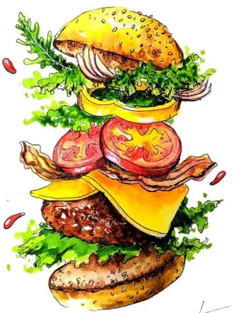 Рисунки еды