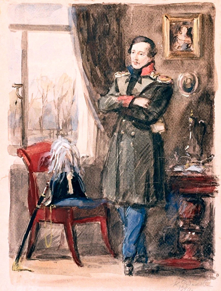 rudakov-konstantin-ivanovich-18911949-portret-m.iu.-lermontova.-1940-g.-1
