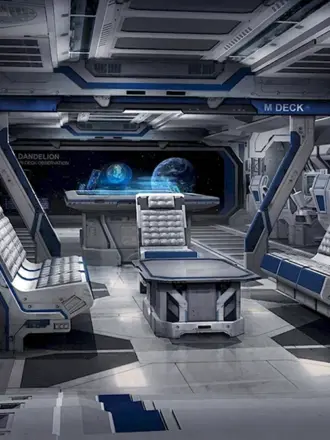 Sci Fi интерьер реакторной