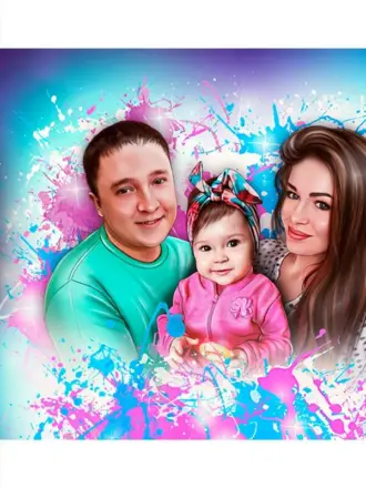 Семейный портрет Дрим арт