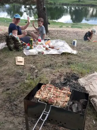 Шашлыки на озере