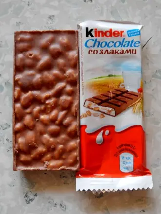 Шоколадка Киндер с воздушным рисом
