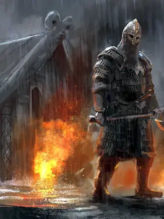 Скандинавия Викинги воин арт