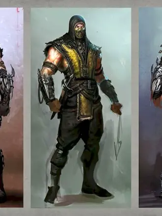 Скорпион мортал комбат концепт