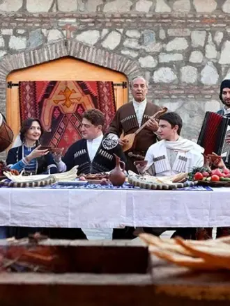 Супра грузинское застолье