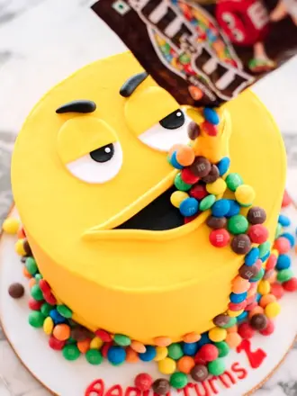 Торт m&m