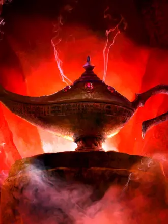 Волшебная лампа арт