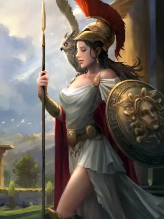 Афина Паллада богиня войны