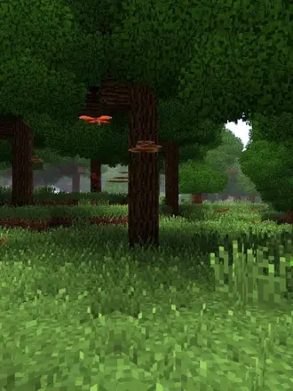 Биом темный лес в майнкрафт