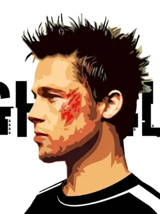 Брэд Питт обои Бойцовский клуб