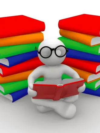 Человечек с книгой