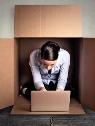 Человек в коробке