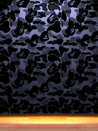 Черный бейп камуфляж