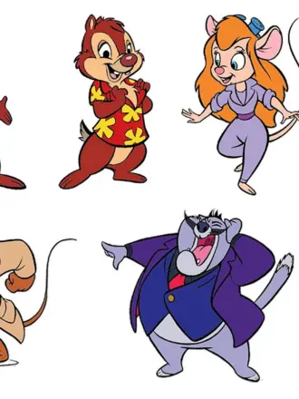 Чип и Дейл герои мультика