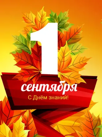 День знаний баннер