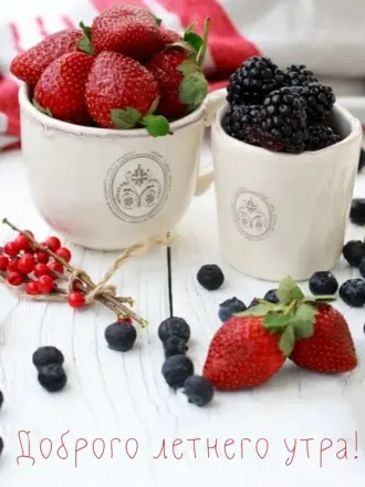 Доброе утро ягоды
