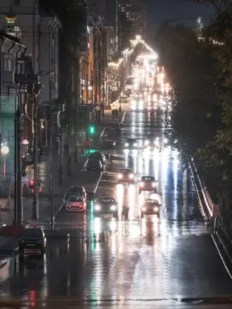 Дождливый город