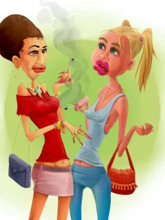 Две подруги юмор