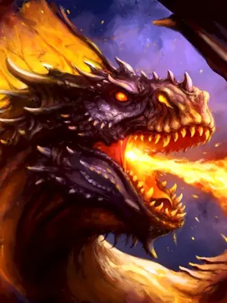 Фафнир дракон на золоте