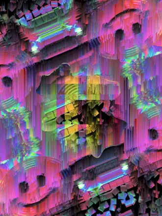 Глитч арт