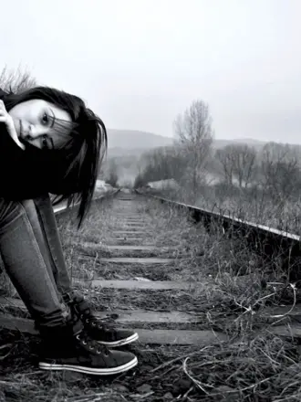 Грустные фото