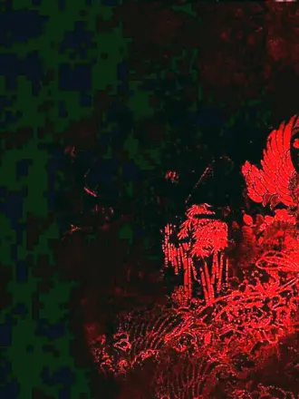 Японские иероглифы на черном фоне