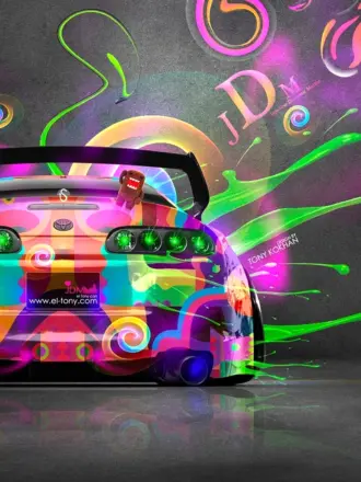 JDM Supra неон