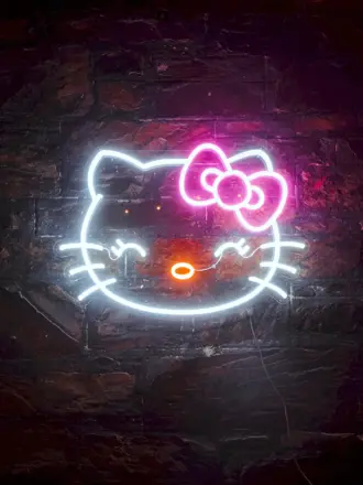 Хэллоу Китти неон