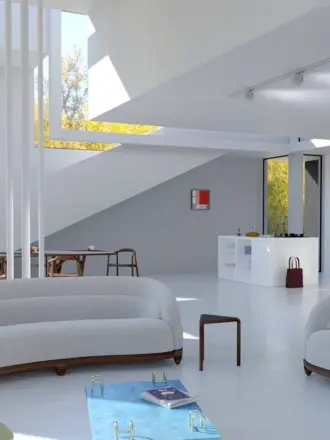 Комната интерьер для зум