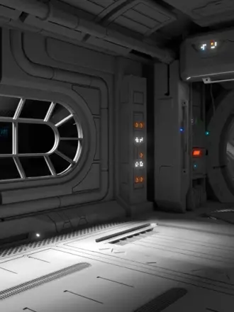 Космический корабль амонг АС внутри