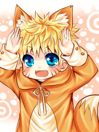 Котик Наруто Узумаки